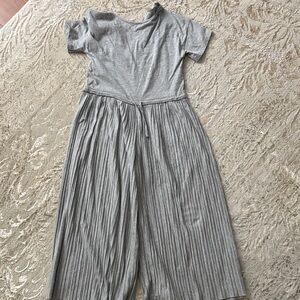 Zara Gray Casual Kids Dress